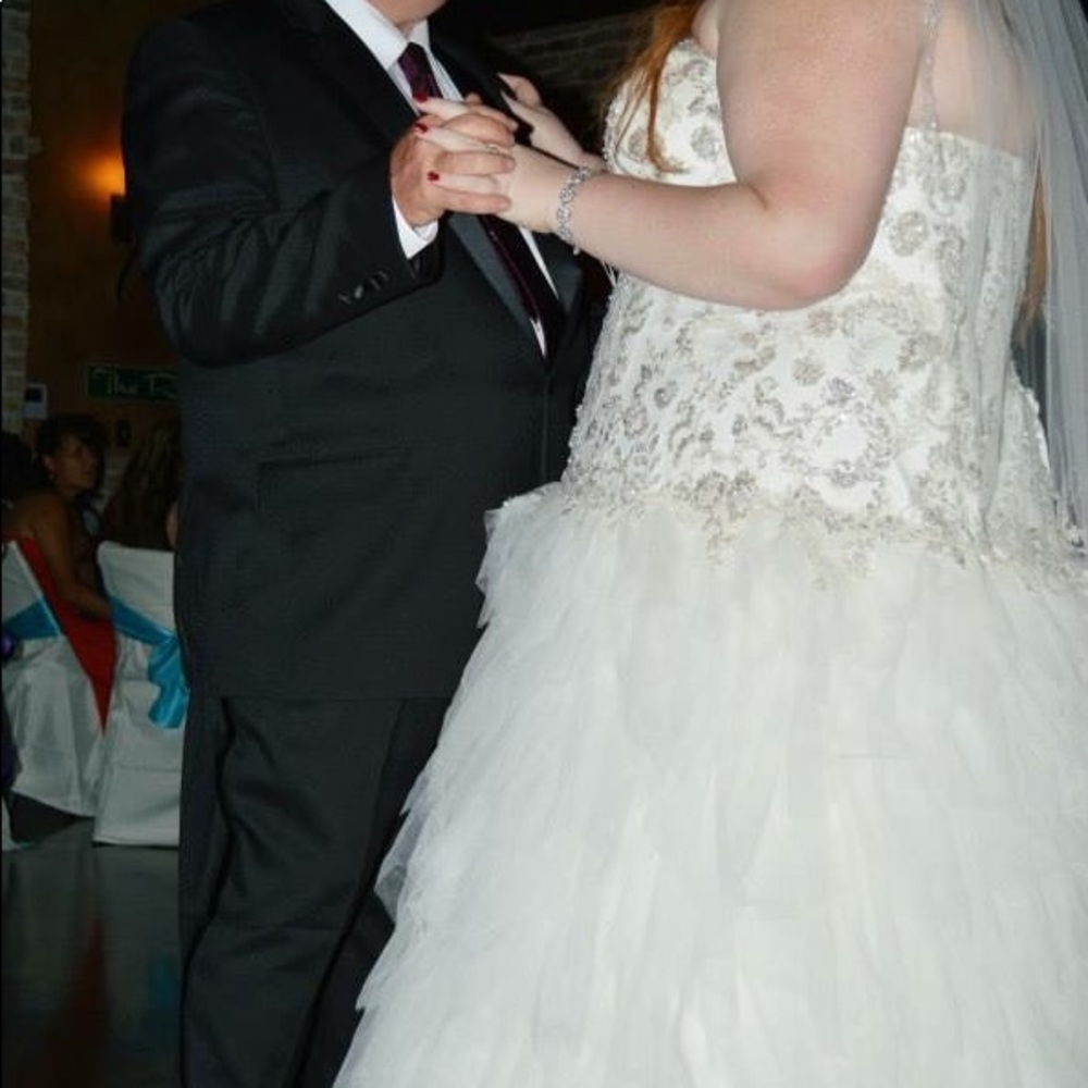 David’s bridal plus size wedding dress - Picture 4 of 6